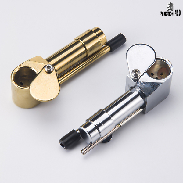 

Brass Smoking Proto Pipe Specialty Pipe Metal Portable Tobacco Herb Smoking Mini Pipe Vaporizer Atomizer 033