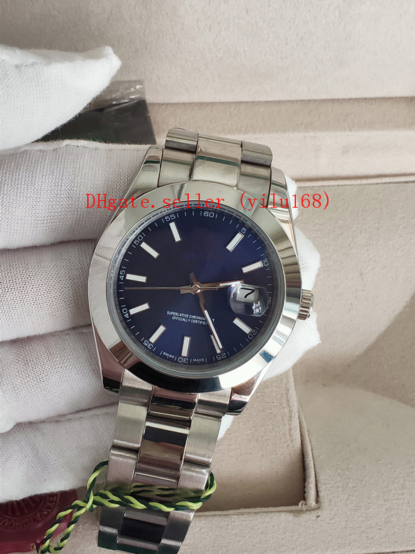 

4 Colors selling luxury Mens fold Watch 41mm President Datejust 126300 Asia 2813 Movement Automatic Watches Folding mechanical sta, Blue