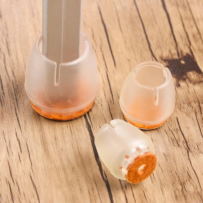 40 piezas silla de silicona pierna pies