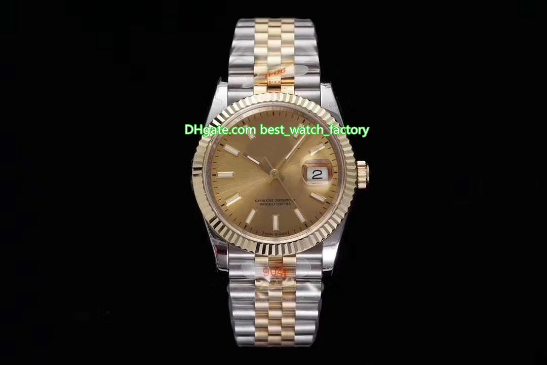 

5 Style Super Quality 904 Steel AR Maker 36mm 41mm Datejust President 18K Gold Swiss CAL.3235 Movement Automatic Mens Men's Watch Watches