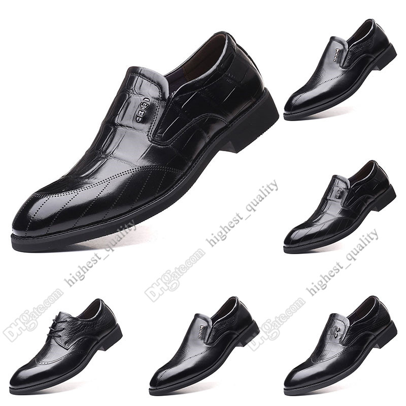 

2020 New hot Fashion 37-44 new men's leather men's shoes overshoes British casual shoes free shipping Espadrilles Six, #05