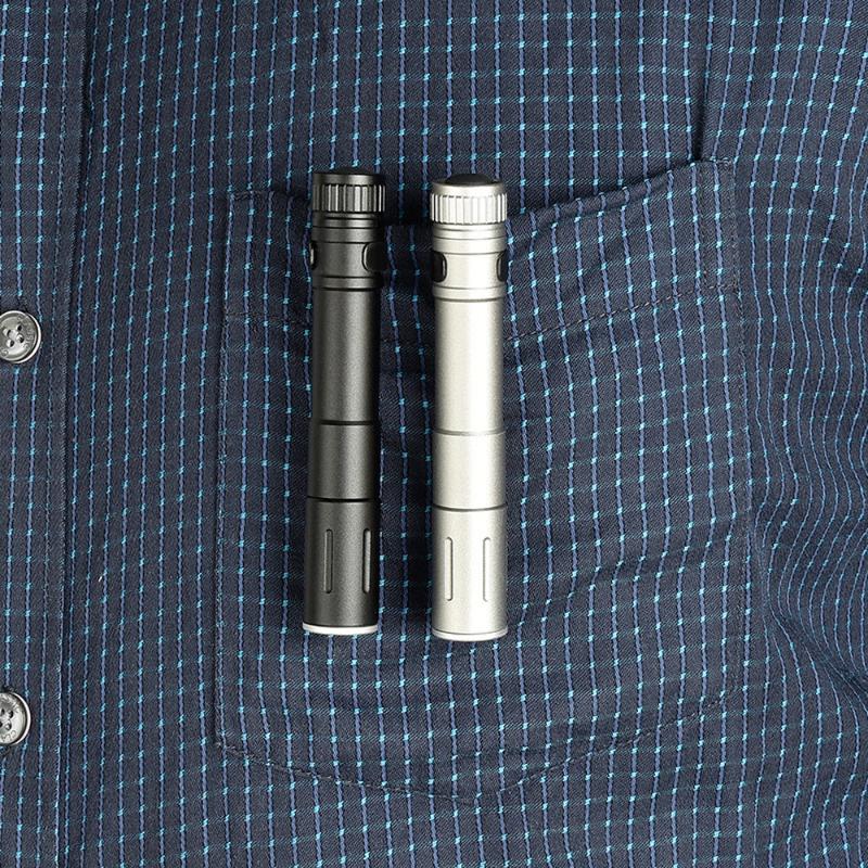 

Mini Pocket ZOOM Q5 Waterproof LED Light Torch Flash Light Battery Camping Outdoor Night Reading Working Pen Clip