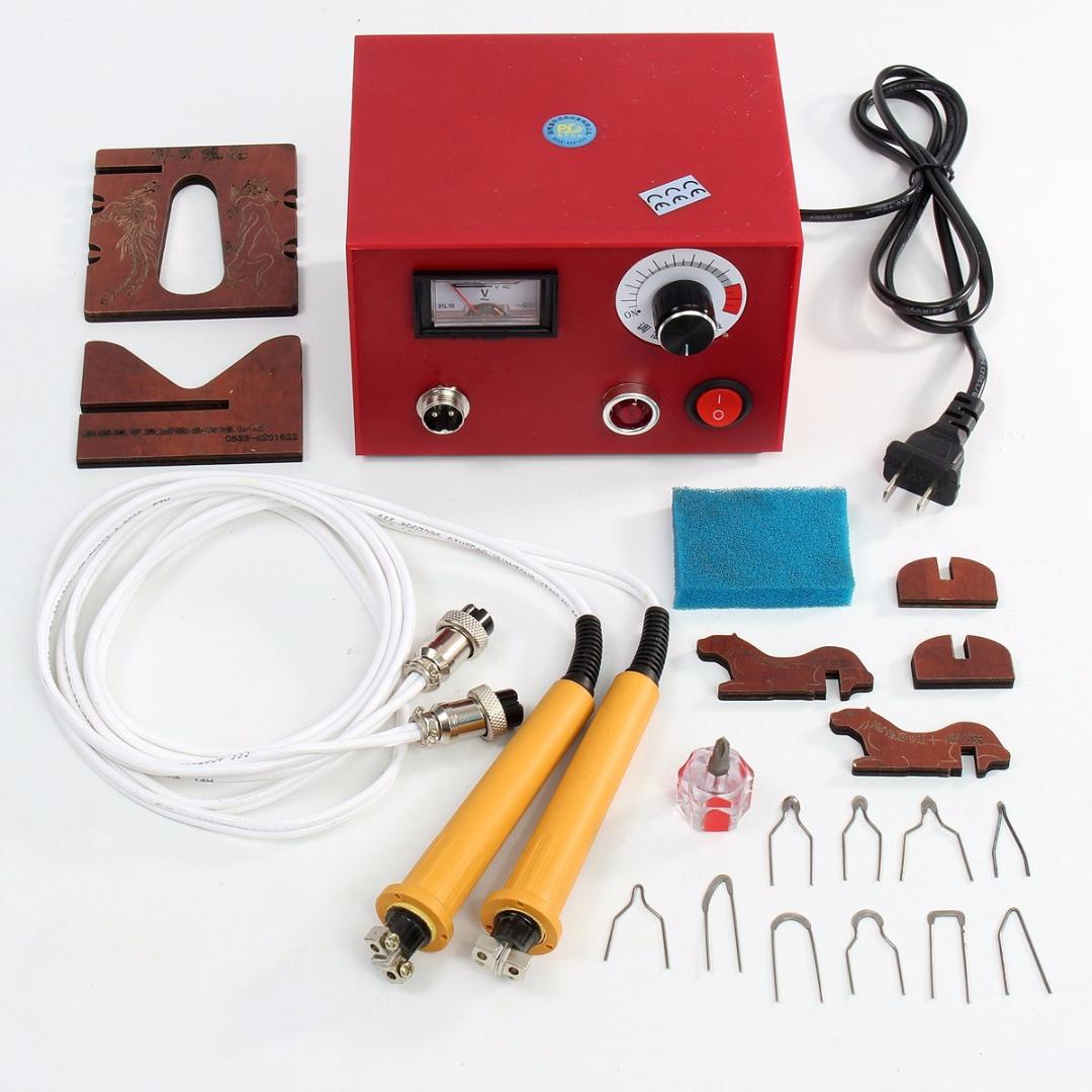 

WOLIKE 220V Professional Multifunction Pyrography Machine Gourd Wood Pyrography Crafts Tool Kit Set Electrocautery Pen Machine