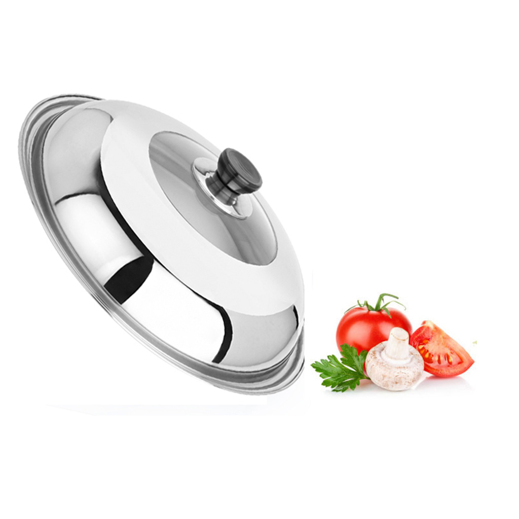 

stainless steel pot lid cover universal kitchen cookware - 28cm 30cm 32cm 34cm 36cm 40cm optional