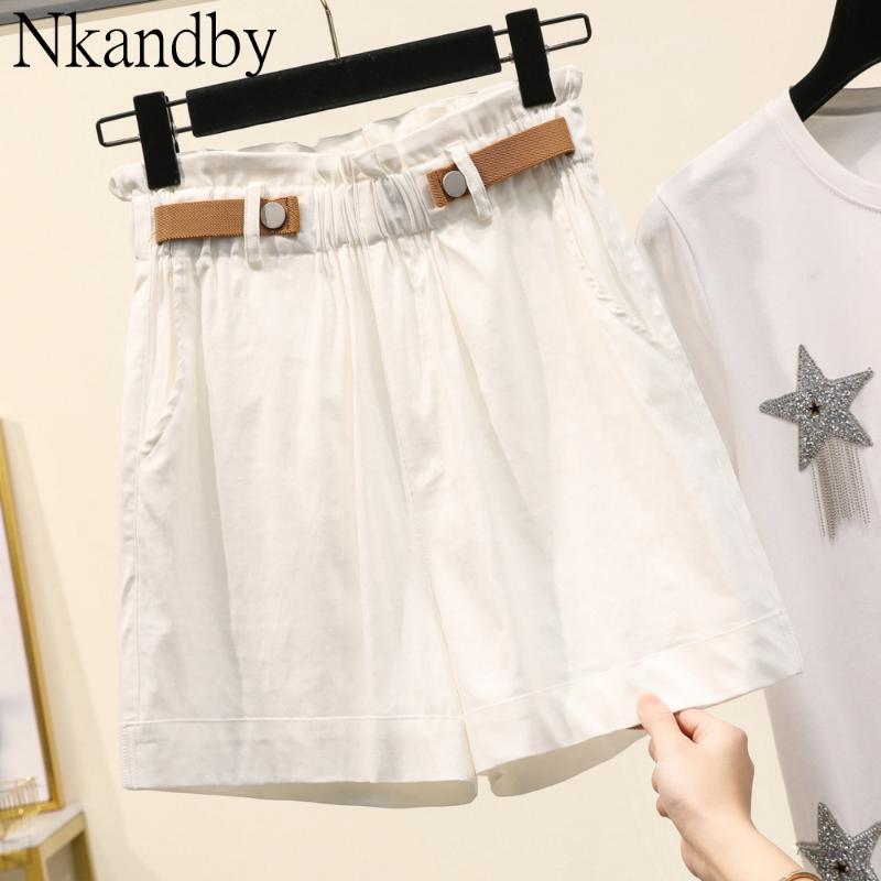 

Plus Size Wide Leg Shorts Women Summer Casual Loose Elastic Waist Holiday Shorts Oversized Fashion Stretch High Waist, Black