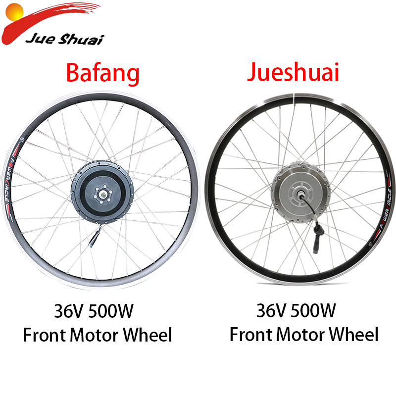 Electric EBike Conversion Kit Front Wheel Motor Hub 36V 350//500W 16-29in