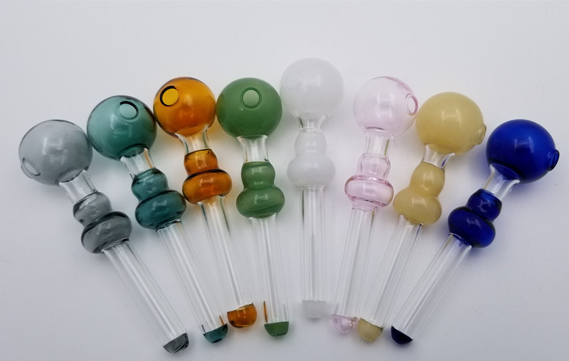 

Pyrex Glass Smoking Hand Pipes Oil Burners 4.7Inch Length