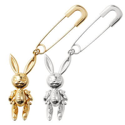 

AMBUSH 925 Pin Rabbit Earrings Fashion Earrings Sweet Beauty Goddess Classic creative animal earrings Jewelry Birthday Gift for women, Silver