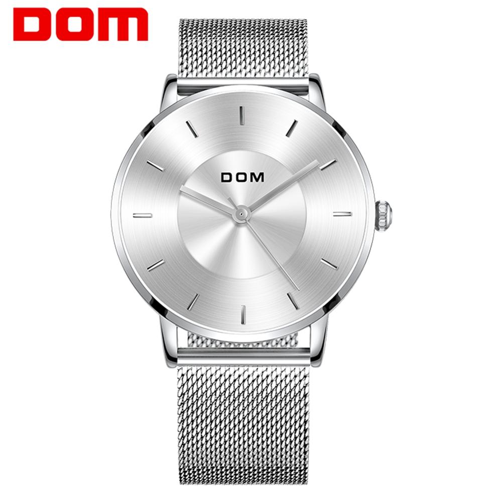 

DOM Watch Men Fashion Sport Quartz Clock Mens Watches Top Brand Luxury Business Waterproof Watch Relogio Masculino M-1289D-7M, Khaki