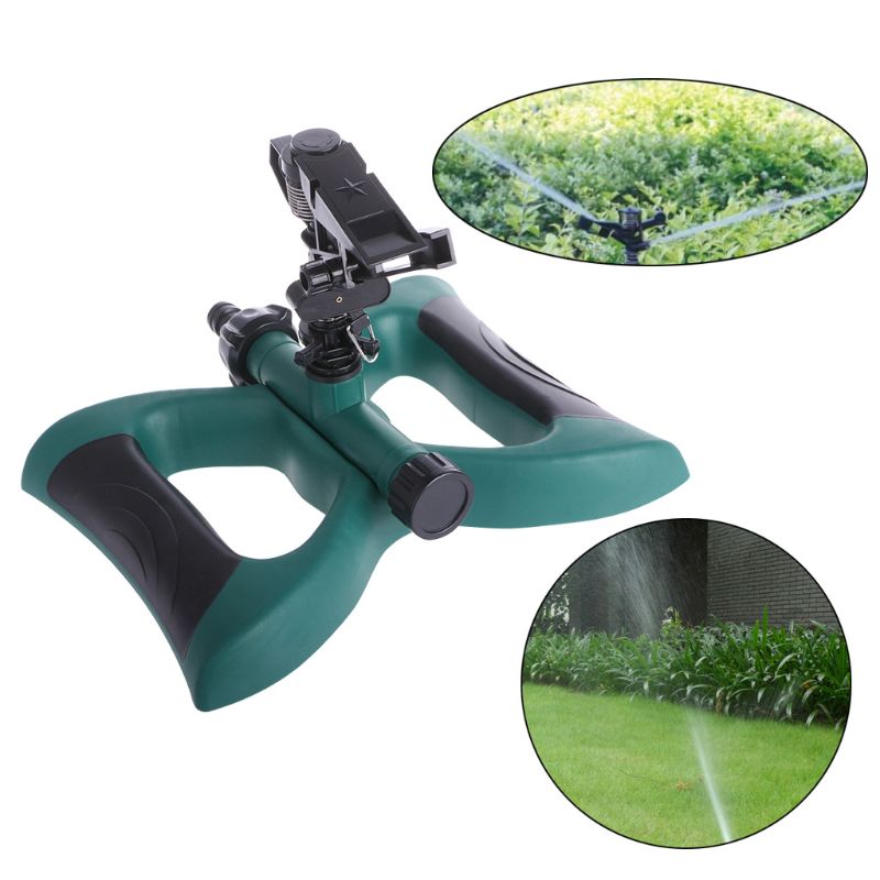 

360 Rotating Automatic Garden Water Sprinkler Lawn Irrigation System Adjustable Rocker Nozzle, Green