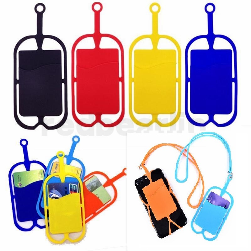 

Silicone Lanyards Neck Strap Necklace Sling Card Holder Strap keychain for iphone Samsung Huawei Universal Mobile Phone