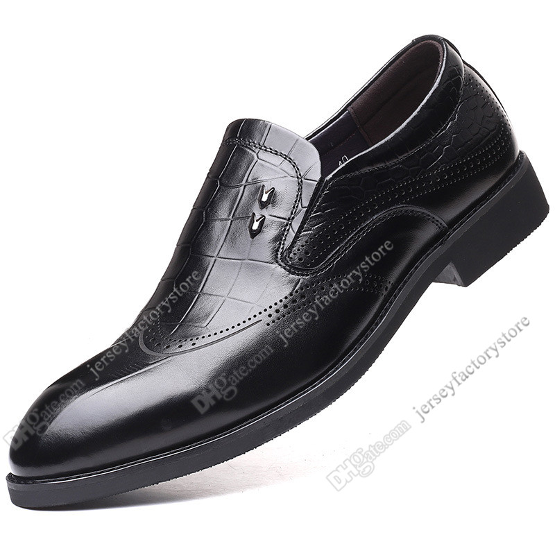 

2020 New hot Fashion 37-44 new men's leather men's shoes overshoes British casual shoes free shipping Espadrilles sixty-five, #01