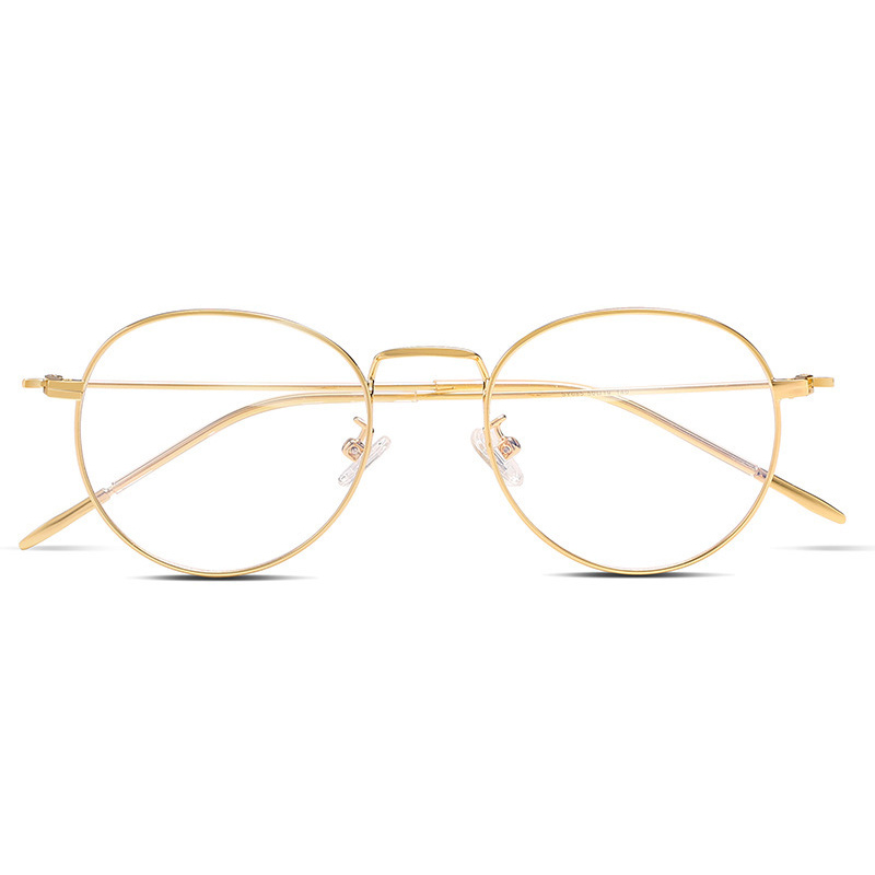 

Sunglasses VEGA Eyewear Retro Oval Anti Blue Light Glasses Rose Gold Computer Eyeglasses Women Men For VG261