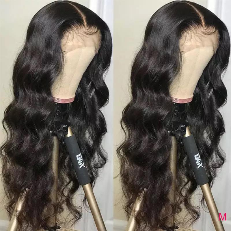 

HD Transparent Lace Front 13x4 13x6 Human Hair Wigs Pre Plucked Brazilian Body Wave 360 Lace Frontal Wig With Baby Hair Remy, 13x4 brown lace wig