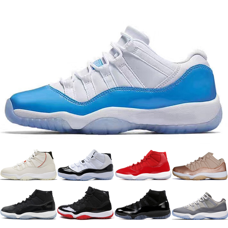 

11 11s Cap and Gown Prom Night Mens Basketball Shoes Gym Red Bred PRM Heiress Barons University Blue UNC men Sports Shoes trainers women, #25 platinum tint