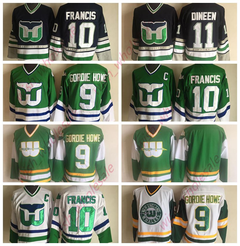 

Hartford Whalers 10 Ron Francis 11 Kevin Dineen 1 Mike Liut Hockey 16 Patrick Verbeek Hockey Jerseys Stitched