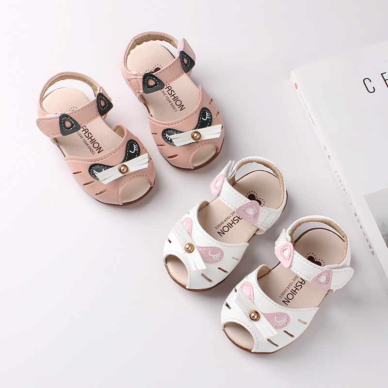 

2020 Summer New 1-2 year old Female Baby Princess Shoes Children Soft Bottom Toddler Shoes