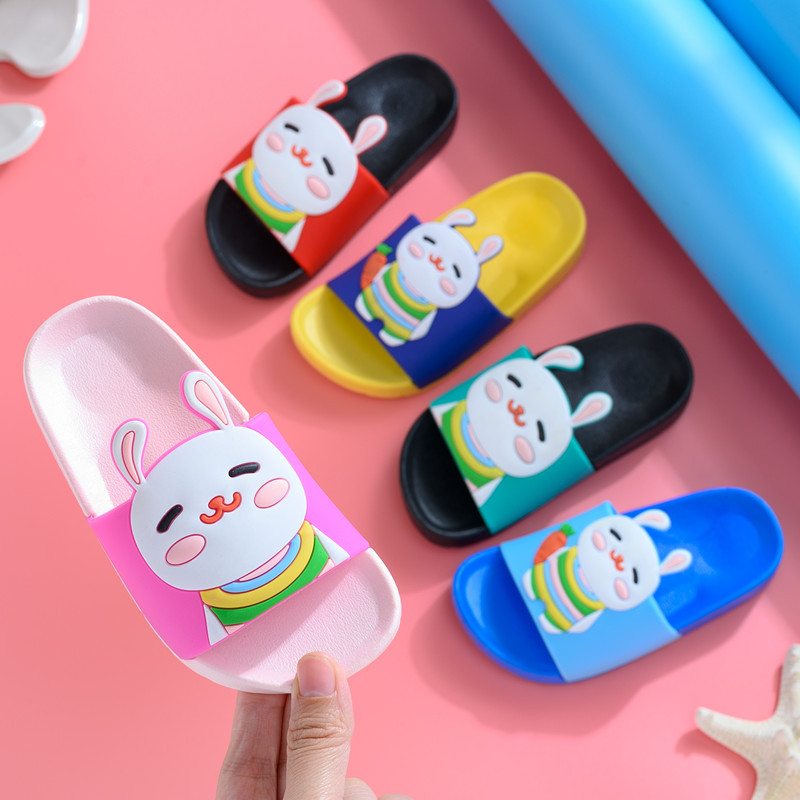 LOKIDVE Kids Dinosaur Home Shower Slide Sandal Summer Pool Indoor/&Outdoor Cartoon Slippers for Boys Girls