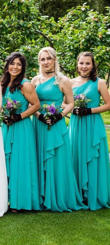 Wholesale Aqua Green Color Bridesmaid Dresses Buy Cheap In Bulk From China Suppliers With Coupon Dhgate Com