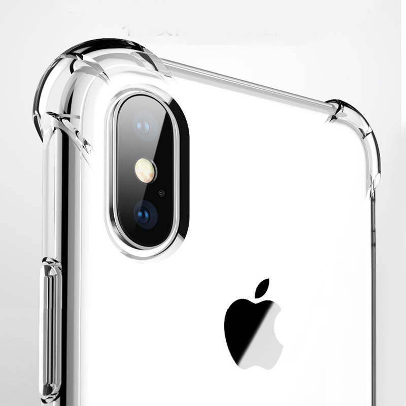 

Ultra thin Clear Transparent TPU Silicone Case For iPhone XS 7 8 plus Protect Rubber Phone Case For iPhone X