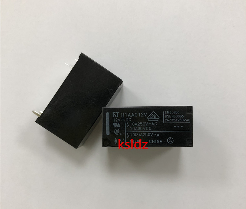 

Free shipping lot(5pieces/lot) 100%Original New FTR H1AA005V H1AA012V H1AA024V 4PINS 10A DC5V DC12V DC24V 5V 12V 24V Power Relay