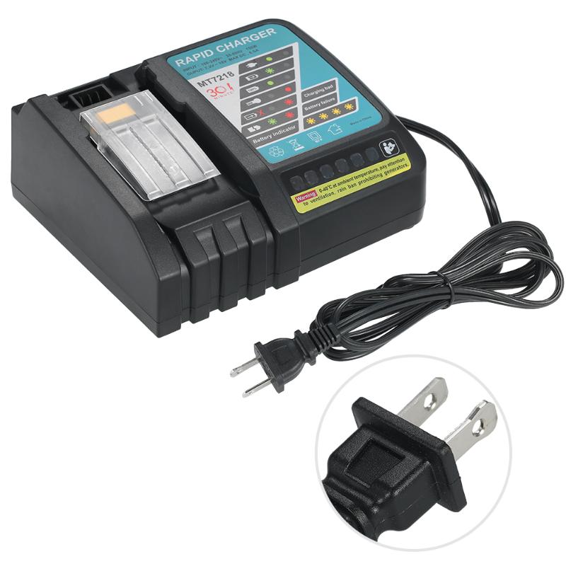 

6.5A Rapid Li-ion Battery Charger Replacement for power tool Screwdriver DC18RC/18RA BL183 /1815 /1840 /1850 14.4V-18V