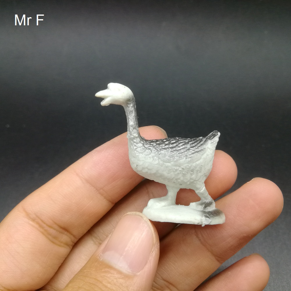 55 pcs Wild Forest Farm Animal Figures Poultry Duck Chicken Models Fence Toy