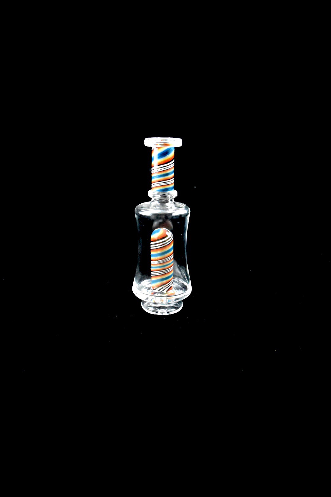 

wig carta or peak two kind Glass hookah transparent striped beaker bong welcome to order