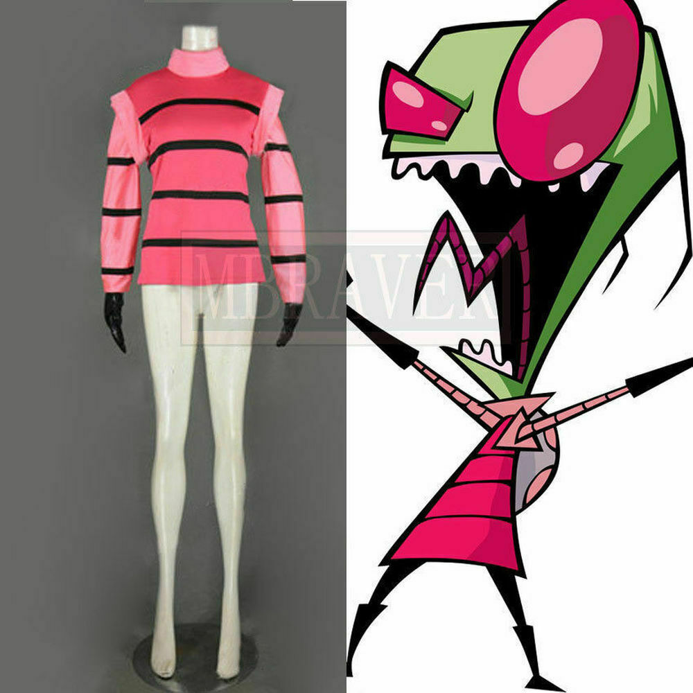 Hot Invader Zim Zim Cosplay Costume Group Costumes For Kids