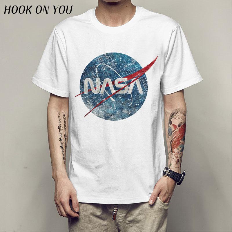 nasa space tshirt retro tshirt harajuku men cotton shirts fashion brand nasa print t shirt men short sleeve tshirt summer wear-image-552991688