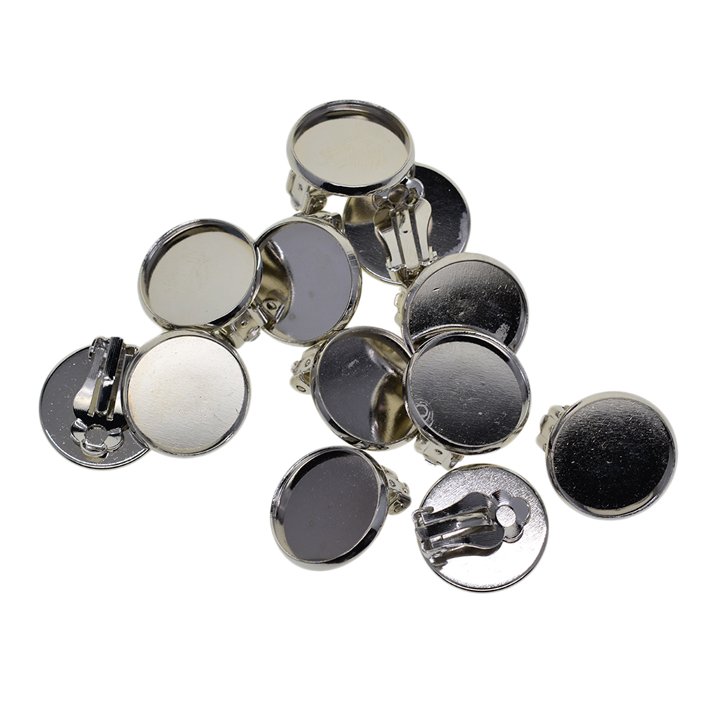

12 Pieces Women Fashion Ear Clip DIY Earrings Lady Party Dating Jewelry