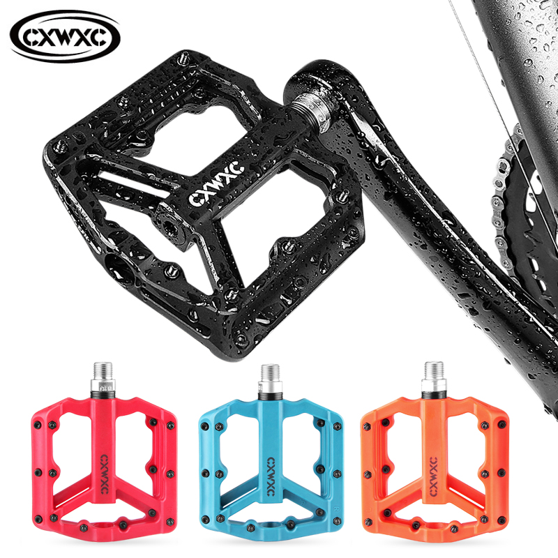 

Ultralight Flat MTB Pedals Nylon Bicycle Pedal Bmx Mountain Bike Platform Pedals 3 Sealed Bearings Cycling Pedals