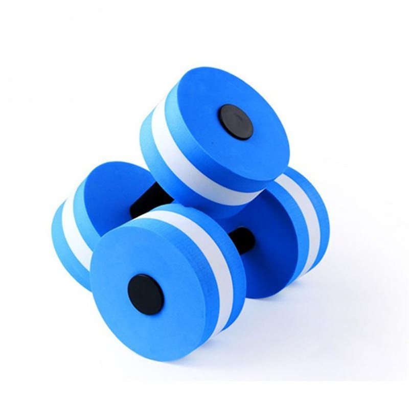 

1 Pcs Pool Accessories EVA Water Foam Floating Dumbbell Swimming Pool Water Weight Aerobics Automatic Float Aquatic Barbell Toy