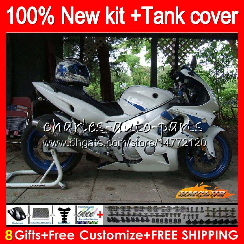 

Body For YAMAHA white sale YZF600R Thundercat 96 97 98 99 00 01 02 72HC.95 YZF-600R CC YZF 600R 1996 1997 1998 1999 2000 2001 2002 Fairing, No. 1