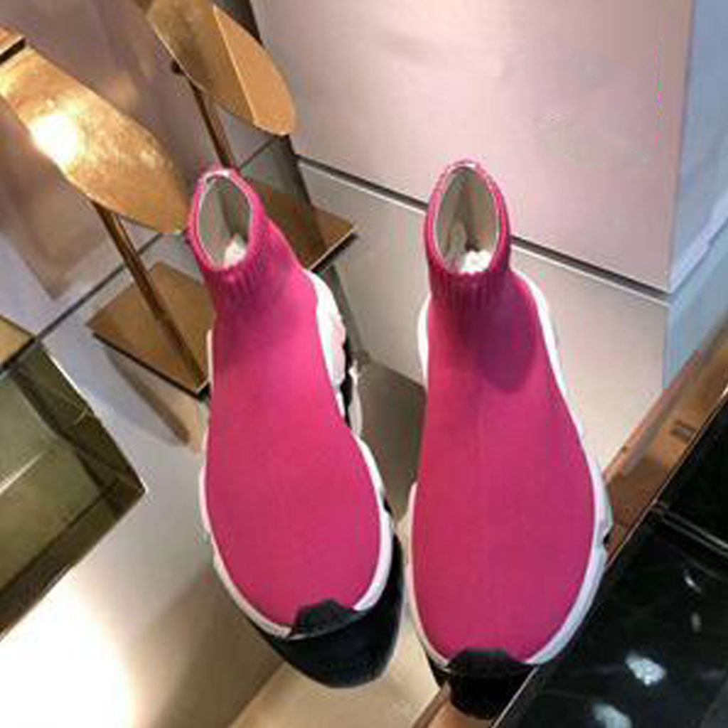 

2020 New sock shoe New Air Wool Knit speed Trainer Fashion Sexy knitted elastic sock boots Men Women Casual Summer Sneakers jogging walking, Color 4