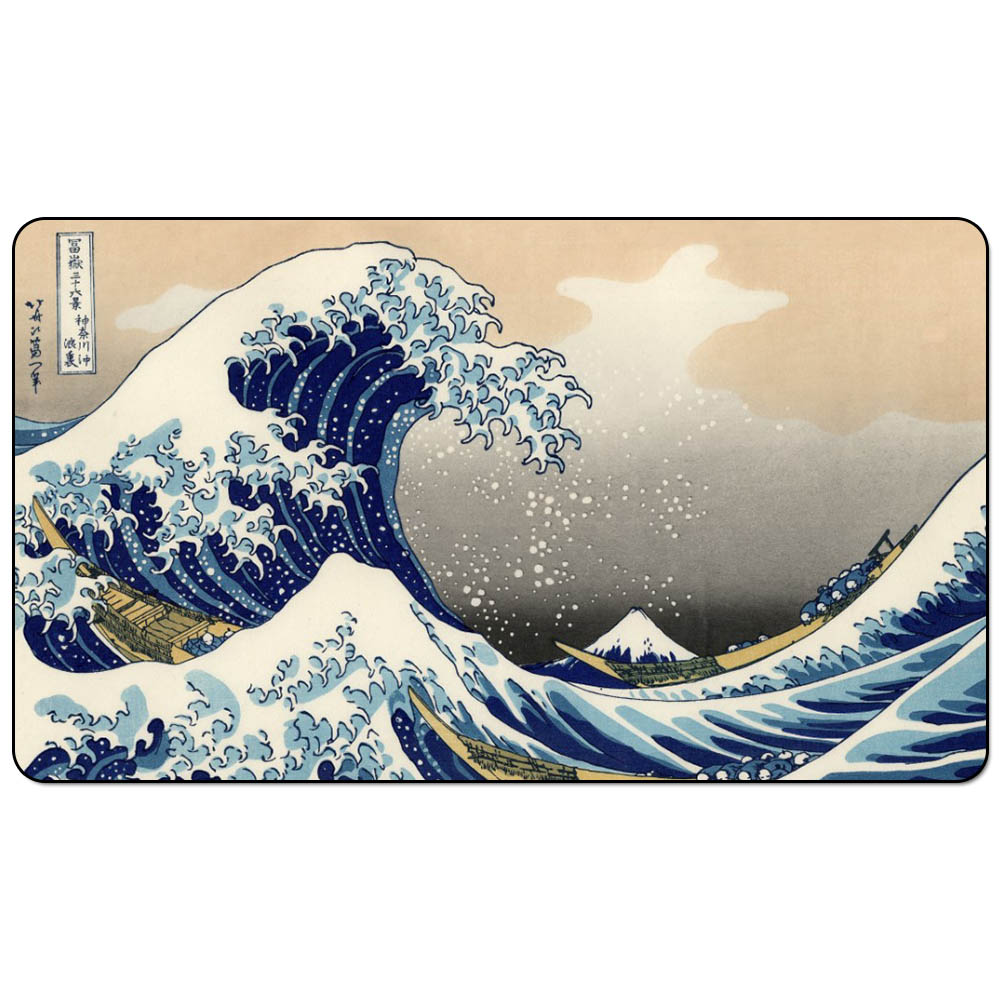 

Magic Board Game Playmat:The Great Wave off Kanagawa 2.60*35cm size Table Mat Mousepad Play Mat