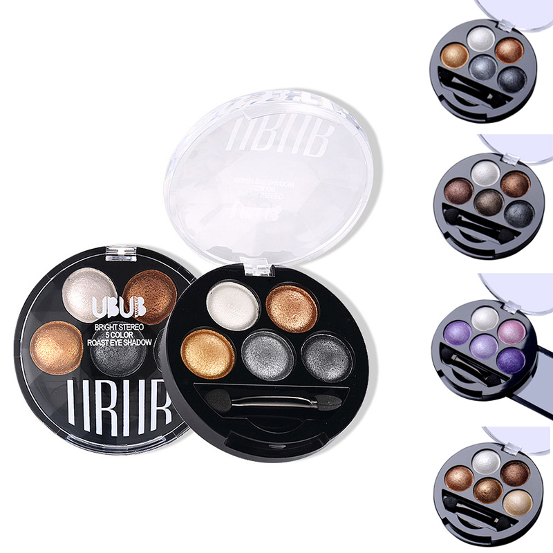 

5 Colors Eyeshadow Palette Matte Eyeshadow Palette Glitter Eye Shadow Makeup Nude Beauty Pigment Make Up Set Cosmetics