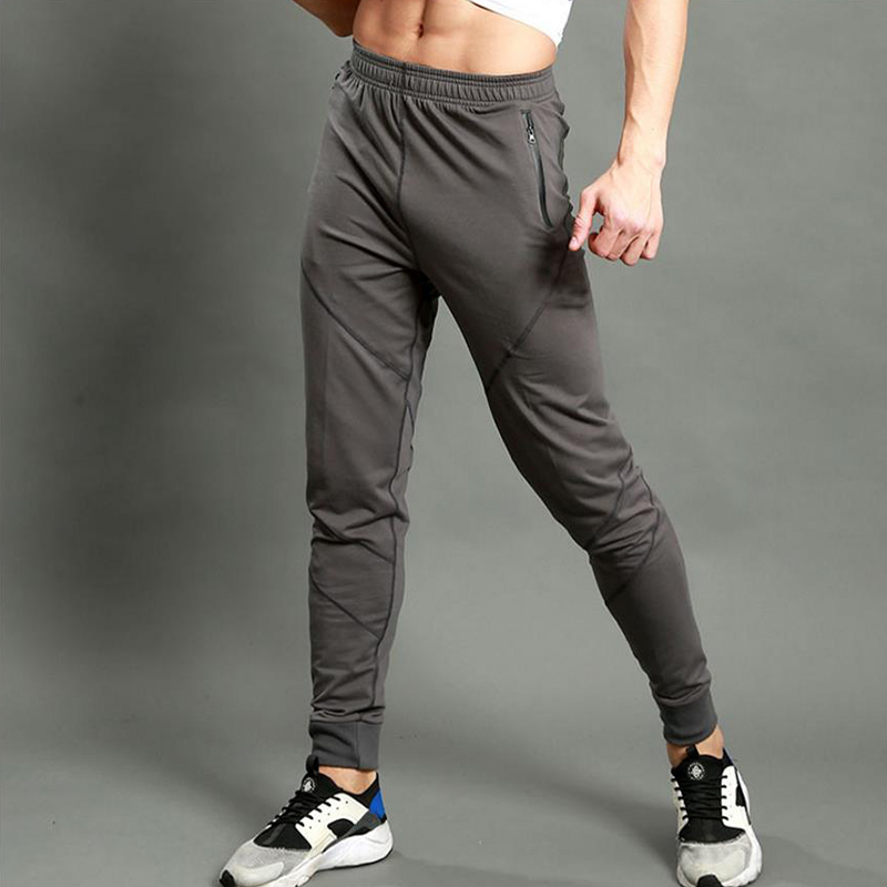 

Men's Running Pants Loose Basketball Jogger Trousers Elastic Breathable Exercise Male Sports Training Man Gym Pant Running Wear, Brown