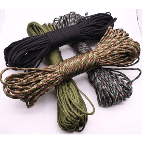 

New Camouflage Umbrella Braided Rope Mountaineering Ropes Tent Climbing Survival