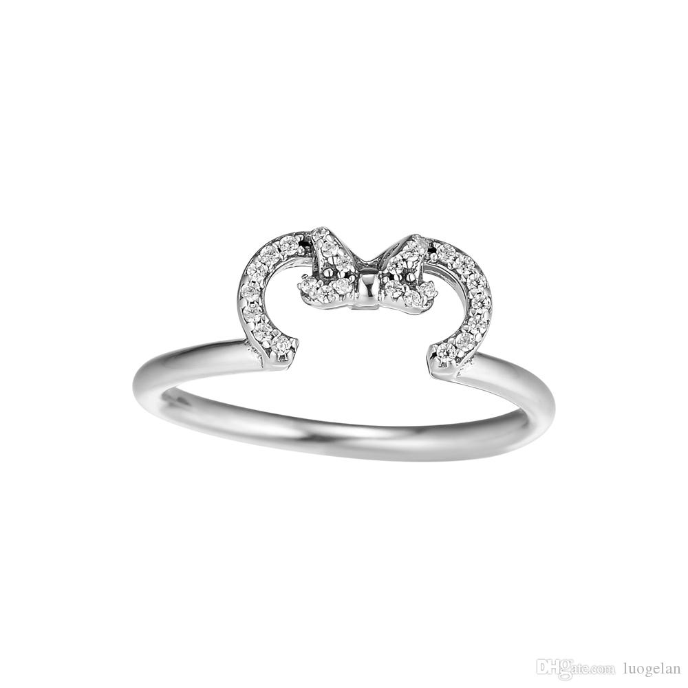 2018 Winter 925 Sterling Silver Rings Silhouette Ring Original Fashion Engagement wedding Rings DIY Charms Jewelry For women-image-440821147
