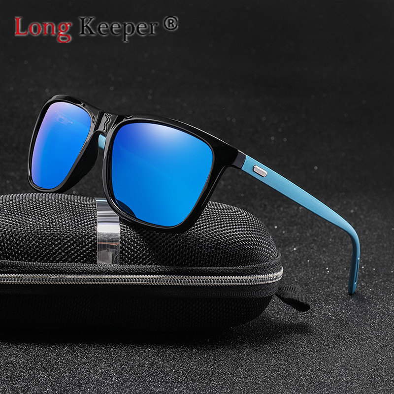 

Sunglasses Long Keeper Polarized Woman Men Sun Glasses Square PC Frame Eyeglasses Eyewear Driving Googles UV Protection Fashion