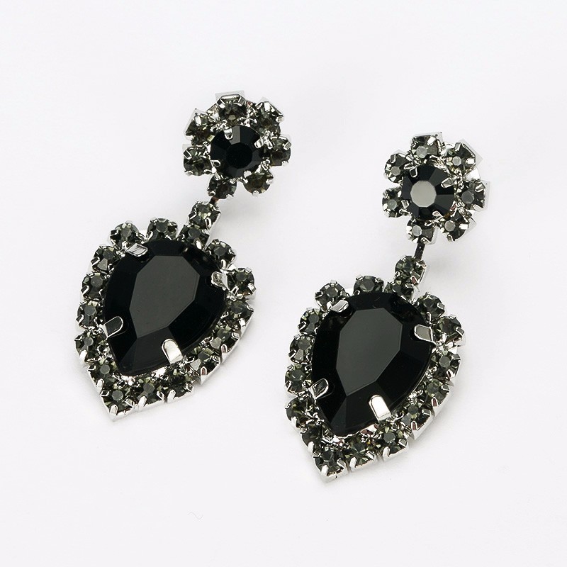 

Decoration Rhinestone Earrings Woman Exaggeration Eardrop Temperament Personality Nightclub Sexy Ornaments