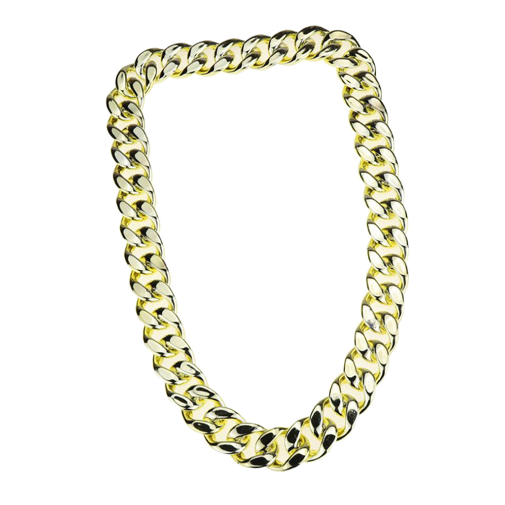 

Women Heavy Wide Modern Miami Rapper Cuban Link Chain Necklace Gift 95cm