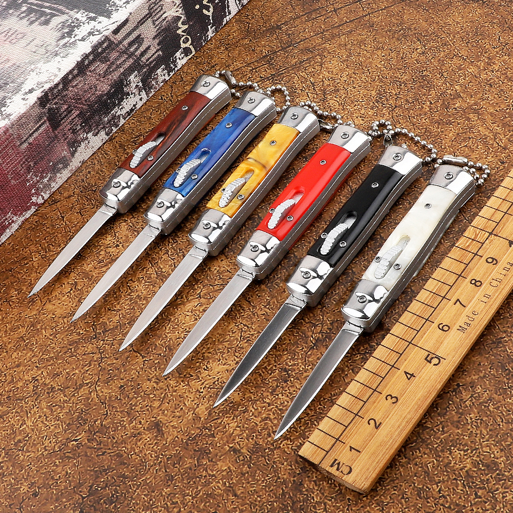 

New Mini Italy Xiaomi Mafia Automatic Knife Folding Knife Yalik Handle 440C Outdoor Camping Hunting Tool EDC Hunting Knife