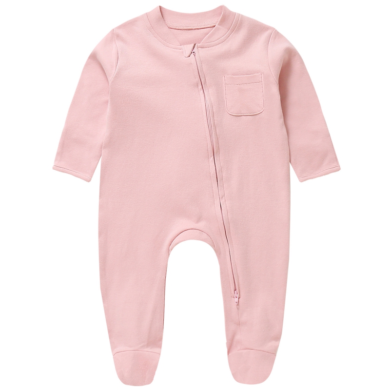 

Baby Clothing Newborn Baby Girl Boy Clothes Cotton Romper Jumpsuit Solid Outfits Spring Autumn, Blue