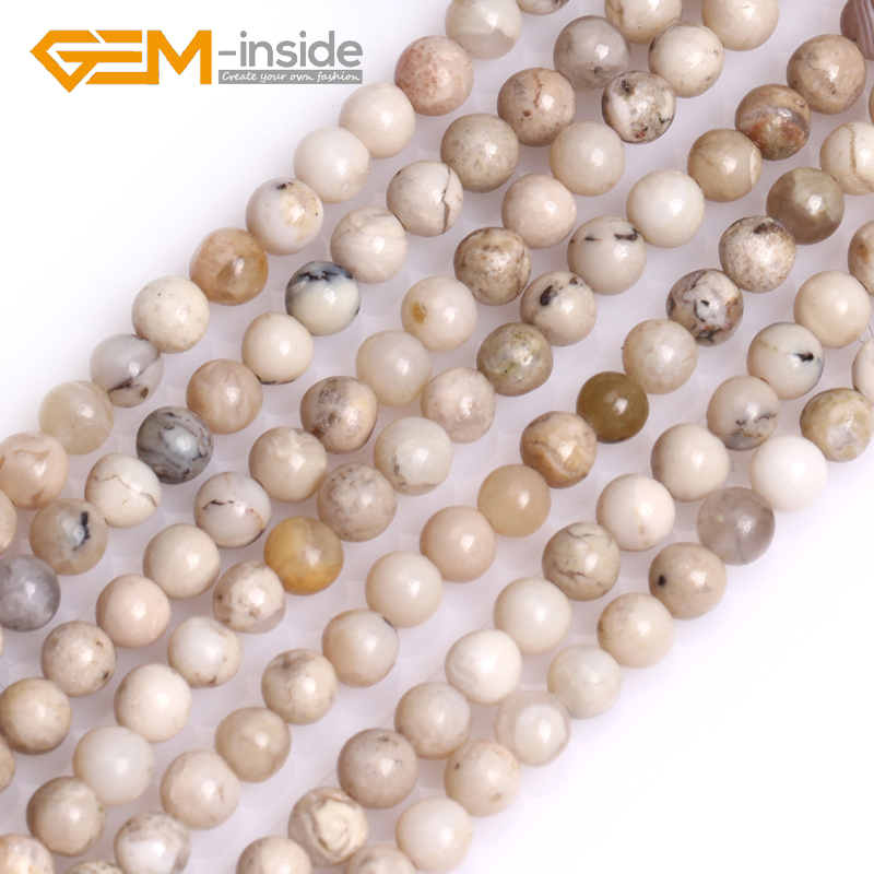 Mantequilla de Limón Jade Piedra redonda granos para joyería haciendo 15/" 4mm 6mm 8mm 10mm