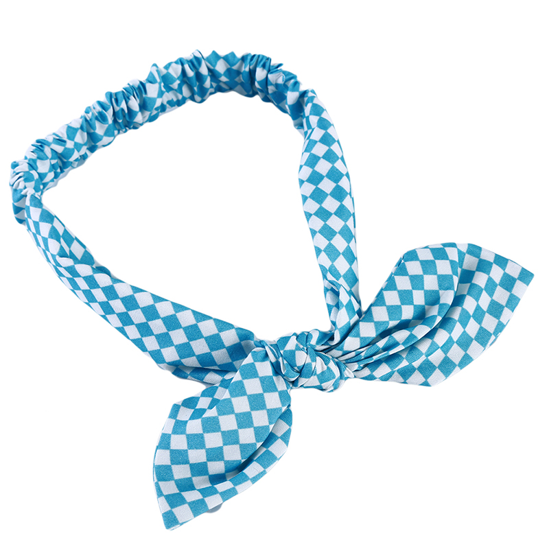 

Women Sweet Lattice Hair Bands Print Headbands Hair Accessories Cross Turban Bandage Bandanas Hairband Headwrap Headwear, Pink