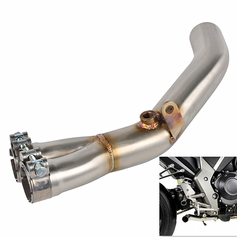 

Stainless Steel Mid Pipe Exhaust For CB1000R CB 1000R 1000 R 2008-2016 2015 2014 2013 2012 2011 Motorcycle Eliminator