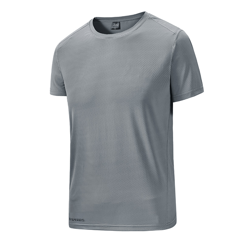 

Unisex Compression T Shirt Workout Sport Running T-shirt Short Jogging Tshirt Men Fitness Jersey Gym Athletic Tops Clothing, Woman lake blue