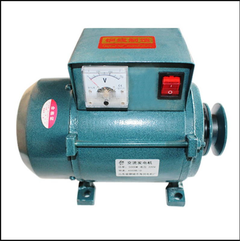 

220V High Power 1000W/18000W/2200W Small Pulley Type Permanent Magnet Lighting Generator